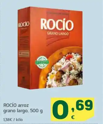 HiperDino ROCÍO arroz grano largo oferta