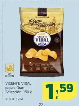 HiperDino VICENTE VIDAL papas Gran Selección oferta