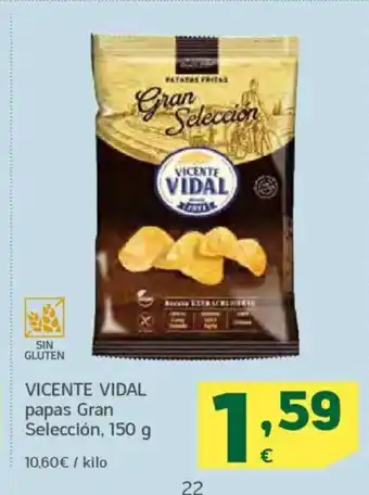 HiperDino VICENTE VIDAL papas Gran Selección oferta