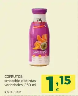 HiperDino COFRUTOS smoothie distintas oferta