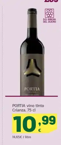 HiperDino PORTIA vino tinto Crianza oferta