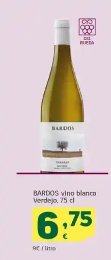 HiperDino BARDOS vino blanco Verdejo oferta