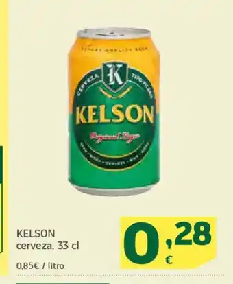 HiperDino KELSON cerveza oferta