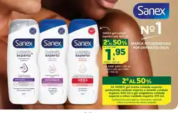 HiperDino SANEX gel cuidado experto urea oferta