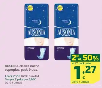 HiperDino AUSONIA clásica noche superplus oferta