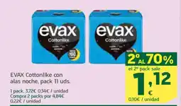 HiperDino EVAX Cottonlike con alas noche oferta