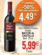 Plenus Supermercados Mayor de castilla - viño ribera duero roble oferta