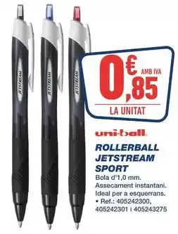 Bureau Vallée Uni-ball - rollerball jetstream sport oferta