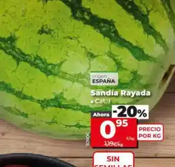 Dia Sandía rayada oferta