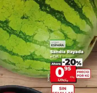 Dia Sandía rayada oferta