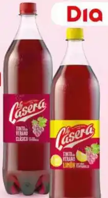 Dia La casera - tinto de verano con gaseosa/con limon oferta