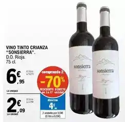 E.Leclerc Vino tinto crianza oferta