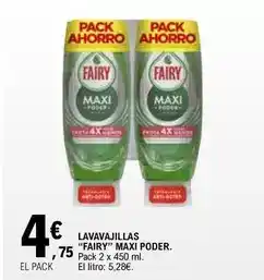 E.Leclerc Fairy - lavavajillas maxi poder oferta