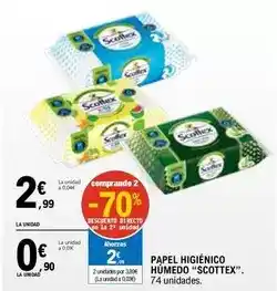 E.Leclerc Scottex - papel higienico humedo oferta