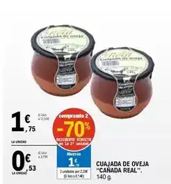 E.Leclerc Cañada real - cuajada de oveja oferta