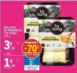 E.Leclerc Ta tung - rollitos de primavera oferta