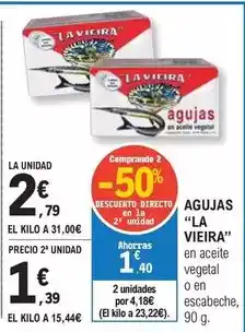 E.Leclerc La vieira - agujas oferta
