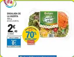 E.Leclerc Ifa eliges - ensalada de la huerta oferta