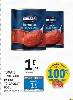 E.Leclerc Cidacos - tomate triturado extra oferta