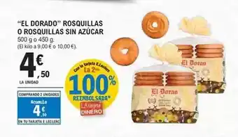 E.Leclerc Rosquillas o rosquillas sin azucar oferta