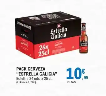 E.Leclerc Estrella galicia - pack cerveza oferta