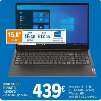 E.Leclerc Lenovo - ordenador portátil oferta