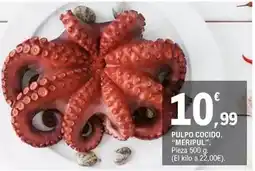 E.Leclerc Pulpo cocido meripul oferta