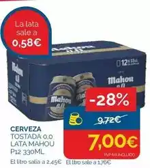 Supermercados La Despensa Mahou - cerveza oferta
