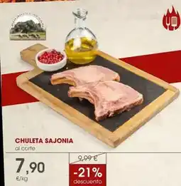 Supermercados Plaza Chuleta sajonia oferta