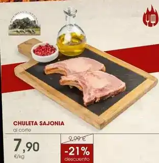 Supermercados Plaza Chuleta sajonia oferta