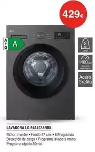 Milar Lg - lavadora f4a10s8ndk oferta