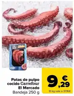Carrefour Carrefour el mercado - patas de pulpo cocido oferta