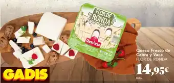 Gadis Flor de ronda - queso fresco de cabra y vaca oferta