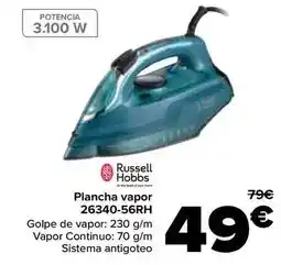 Carrefour Russell hobbs - plancha vapor 26340-56rh oferta
