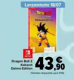 Carrefour Nintendo switch - dragon ball z kakarot daima edition oferta