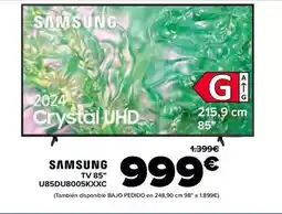 Carrefour Samsung - tv 85 u85du8005kxxc oferta