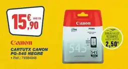 Bureau Vallée Canon - cartutx pg-545 negre oferta