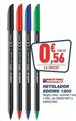 Bureau Vallée Edding - retolador 1200 oferta