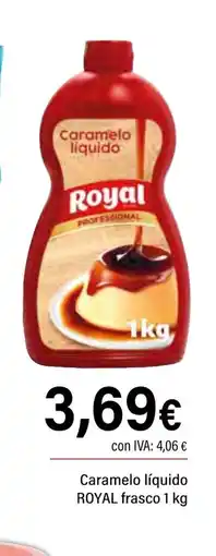 Cash Ifa ROYAL Caramelo líquido oferta