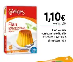 Cash Ifa IFA ELIGES Flan vainilla con caramelo liquido oferta