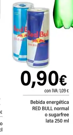 Cash Ifa RED BULL Bebida energética normal o sugarfree oferta