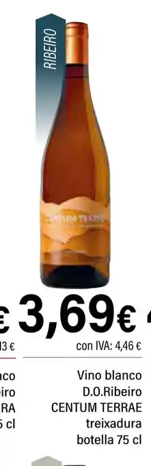 Cash Ifa CENTUM TERRAE Vino blanco D.O.Ribeiro oferta