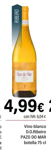 Cash Ifa PAZO DO MAR Vino blanco D.O.Ribeiro oferta