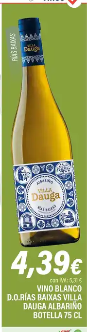 Cash Ifa Vino blanco d.o.rías baixas villa dauga albariño botella oferta