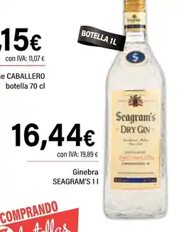 Cash Ifa SEAGRAM'S Ginebra oferta