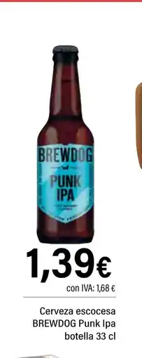 Cash Ifa BREWDOG Cerveza escocesa Punk Ipa oferta