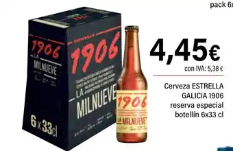 Cash Ifa ESTRELLA GALICIA 1906 Cerveza especial oferta