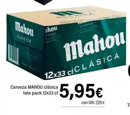 Cash Ifa MAHOU Cerveza clásica oferta