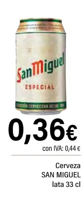 Cash Ifa SAN MIGUEL Cerveza oferta