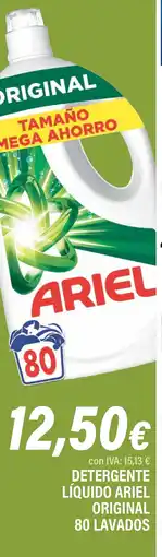Cash Ifa Detergente líquido ariel original 80 lavados oferta